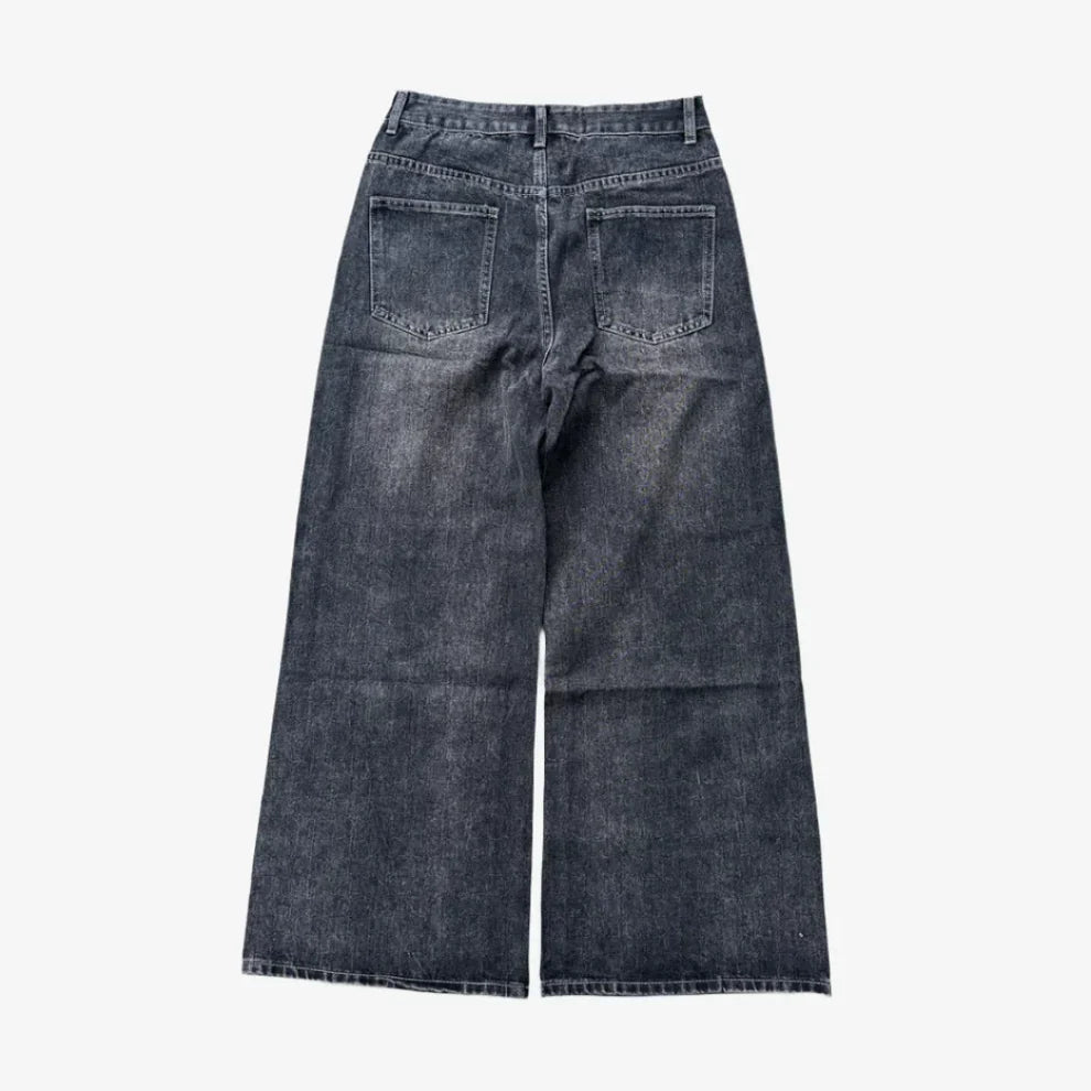 BLACK WASHED JEANS