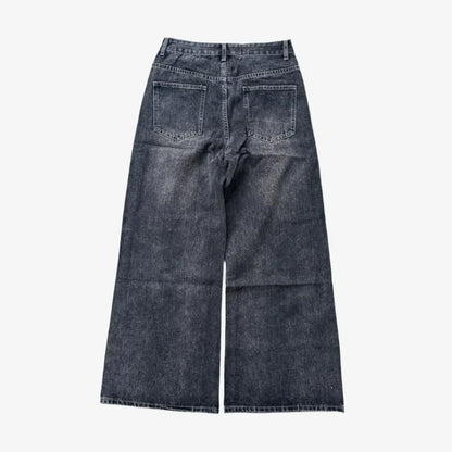 BLACK WASHED JEANS
